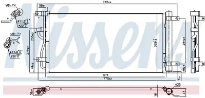 NISSENS 940569 Klıma Radyatoru Captıva Antara 4818691