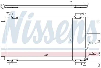 NISSENS 940574 Klıma Radyatoru 