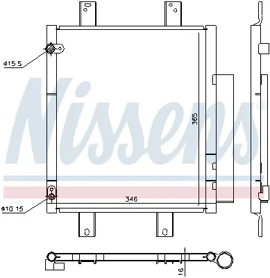 NISSENS 940612 Klıma Radyatoru 88450B1030