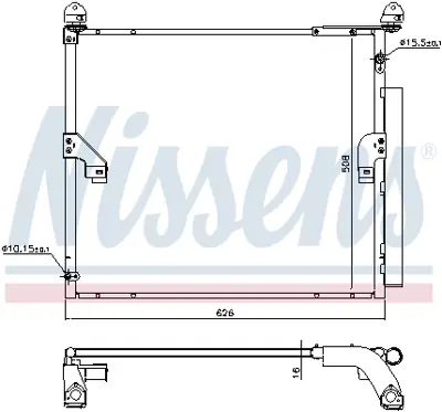 NISSENS 940623 Klıma Radyatoru 8846060440