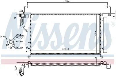 NISSENS 940632 Klıma Radyatoru 976064H000