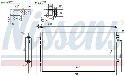 NISSENS 940692 Klıma Radyatoru Jeep Renegade Suv 1.4 1.6 2.0 Crd Multıjet 14> Mekanık 51966751