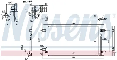 NISSENS 940694 Klıma Radyatoru 8E0260403K