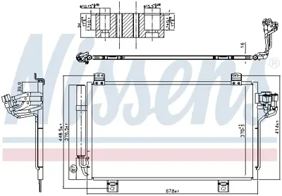 NISSENS 940723 Klıma Radyatoru GHR161480B