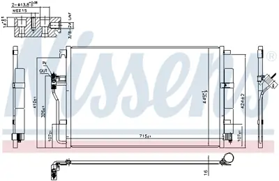 NISSENS 940826 Klıma Radyatoru A9065000554