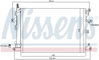 NISSENS 940830 Klıma Radyatoru Volvo Xc90 I (275) 2.5 T -3.2 D3-D4 -D5 T6 Awd 02>14  31369510