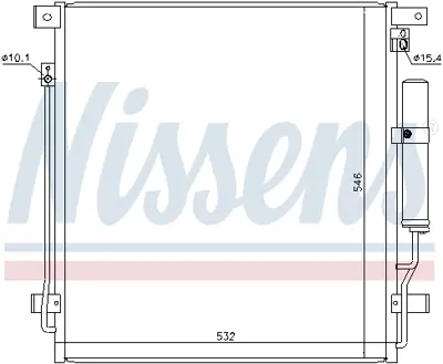 NISSENS 941168 Klıma Radyatoru 7812A341