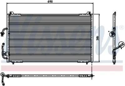 NISSENS 94224 Klıma Radyatoru E163299