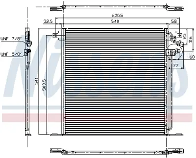 NISSENS 94226 Klıma Radyatoru V-Class 638/2 97>03 Vıto 638 97>03 A6388350170