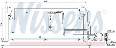 NISSENS 94228 Klıma Radyatoru 93250611