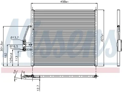 NISSENS 94274 Klıma Radyatoru Bmw M51 M52 M62 E39 96>04           8391647