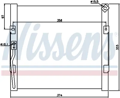 NISSENS 94289 Klıma Radyatoru 80110SR3023