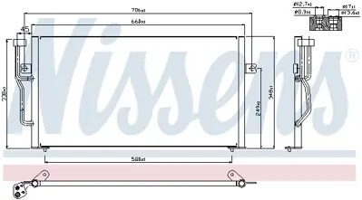 NISSENS 94305 Klıma Radyatoru Mıtsubıshı Carısma 1.9 Dıd 2000> Volvo S40 1999-> 4945635