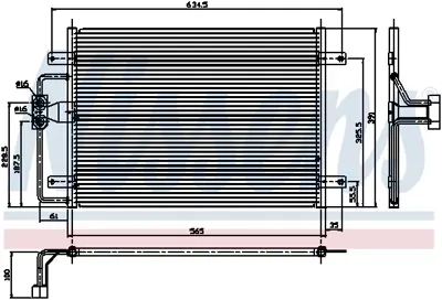 NISSENS 94323 Klıma Radyatoru 8660002516