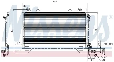 NISSENS 94425 Klıma Radyatoru E-Class W210 97>02 S210 97>03 A2108300370