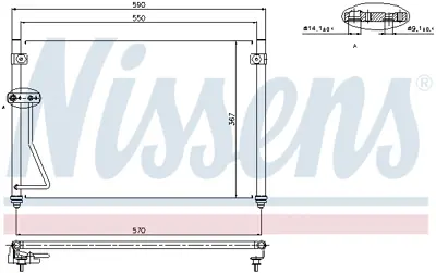 NISSENS 94428 Klıma Radyatoru GE9E61480B