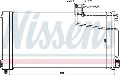 NISSENS 94544 Klıma Radyatoru W203 00>07 Cl203 02>08 S203 01>07 C209 02>09 A209 03>10 A2035001754