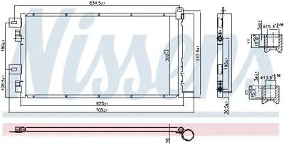 NISSENS 94591 Klıma Radyatoru 64531490572