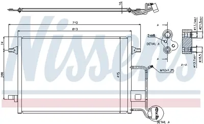 NISSENS 94601 Klıma Radyatoru 8D0260403G