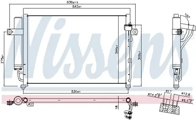 NISSENS 94646 Klıma Radyatoru 976061C100