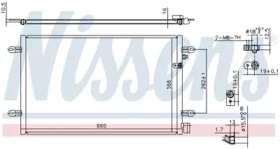 NISSENS 94695 Klıma Radyatoru A6 3.0tdı Quattro 05 / 11 4F0260403P