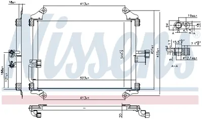 NISSENS 94700 Klıma Radyatoru 6455T3