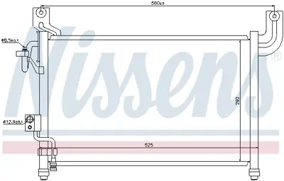 NISSENS 94729 Klıma Radyatoru XM3419710AE