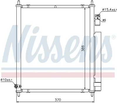 NISSENS 94734 Klıma Radyatoru 80110SAAJ01