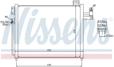 NISSENS 94760 Klıma Radyatoru CBY56148ZA