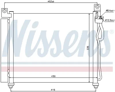 NISSENS 94828 Klıma Radyatoru 9760607200