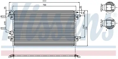 NISSENS 94856 Klıma Radyatoru 8200332852