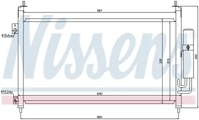 NISSENS 94875 Klıma Radyatoru 80110SMGE02