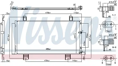 NISSENS 94950 Klıma Radyatoru 