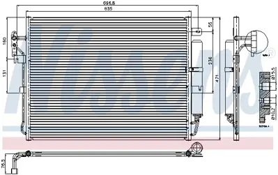 NISSENS 94962 Klıma Radyatoru Land Rover Range Sport Dıscovery Iıı Iv 2.7 LR018403