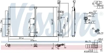 NISSENS 94977 Klıma Radyatoru 96805196