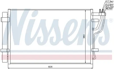 NISSENS 94981 Klıma Radyatoru 976062L700FFF