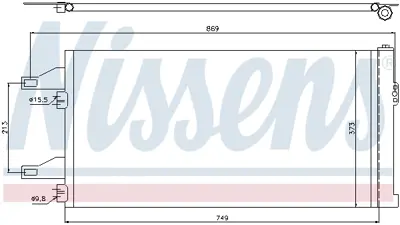 NISSENS 94985 Klıma Radyatoru (Kondanser) Boxer Jumper Ducato 2.2 Hdı 3.0 Hdı 06> 6455HE