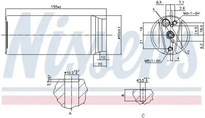 NISSENS 95063 Klıma Kurutucu 8847160010