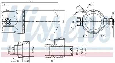 NISSENS 95165 Klıma Kurutucu 6847508