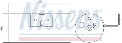 NISSENS 95232 Klıma Tupu A-Class W168 97>04 Vaneo 414 02>05 A4148300858