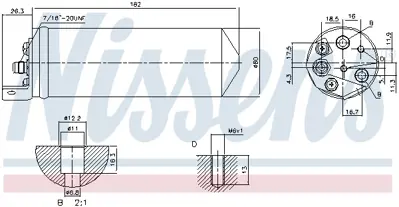 NISSENS 95240 Klıma Kurutucu 7701045347