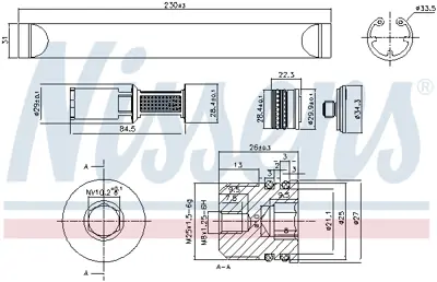 NISSENS 95490 Klıma Kurutucu 5M0298403