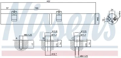 NISSENS 95596 Klıma Tupu X164 06>12 W164 05>11 W251 06>12 A2518350047