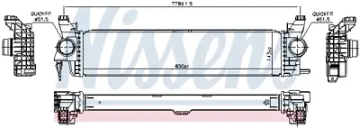 NISSENS 96016 Turbosarj Radyatoru Vıto W447 14> A4475010501