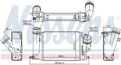 NISSENS 96207 Turbo Radyatoru 144614BE0A