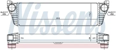 NISSENS 96261 Turbosarj Radyatoru Vıano W639 10> Vıto W639 10> A6395011301