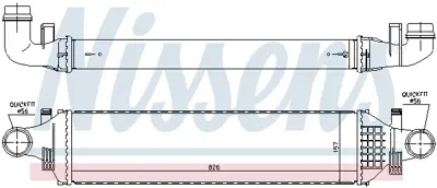 NISSENS 96335 Turbosarj Radyatoru X156 13> X117 15>19 W176 12>18 W246 13>18 C117 13>18  A2465000900
