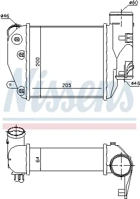 NISSENS 96417 Turbo Radyatoru Sag Audı A6 2,7 / 3,0tdı 05>11 4F0145806E