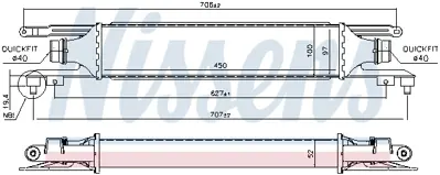 NISSENS 96464 Turb0 Radyatoru Corsa D Z13dtj A13dtc Z13dth Z13dte Z13dtr 6302080