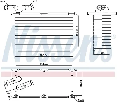 NISSENS 96470 Turbo Radyatoru Intercooler (Manıfolddakı) Caddy Golf Vı Jetta Polo Touran A1 A3 Altea Ibıza Leon To 3F145749C